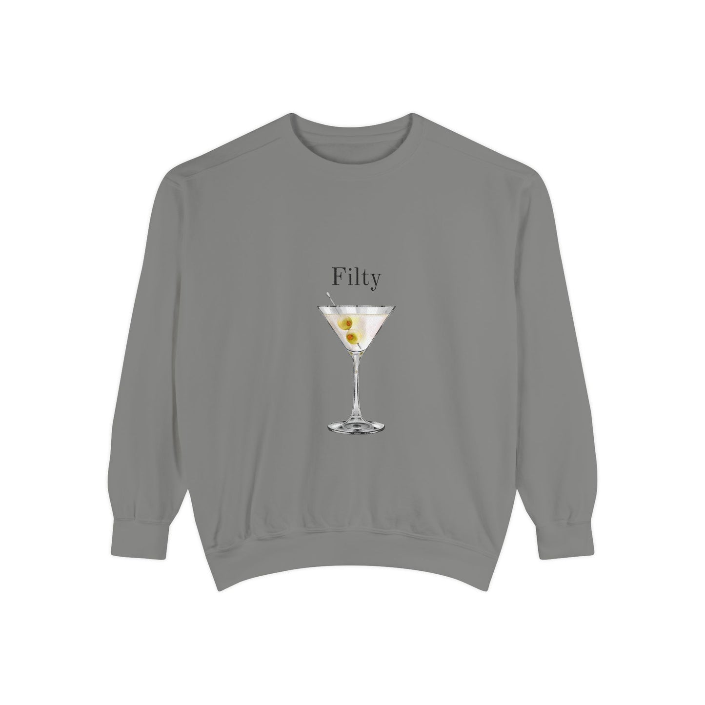 Dirty Martini Creneck Garment-Dyed Sweatshirt