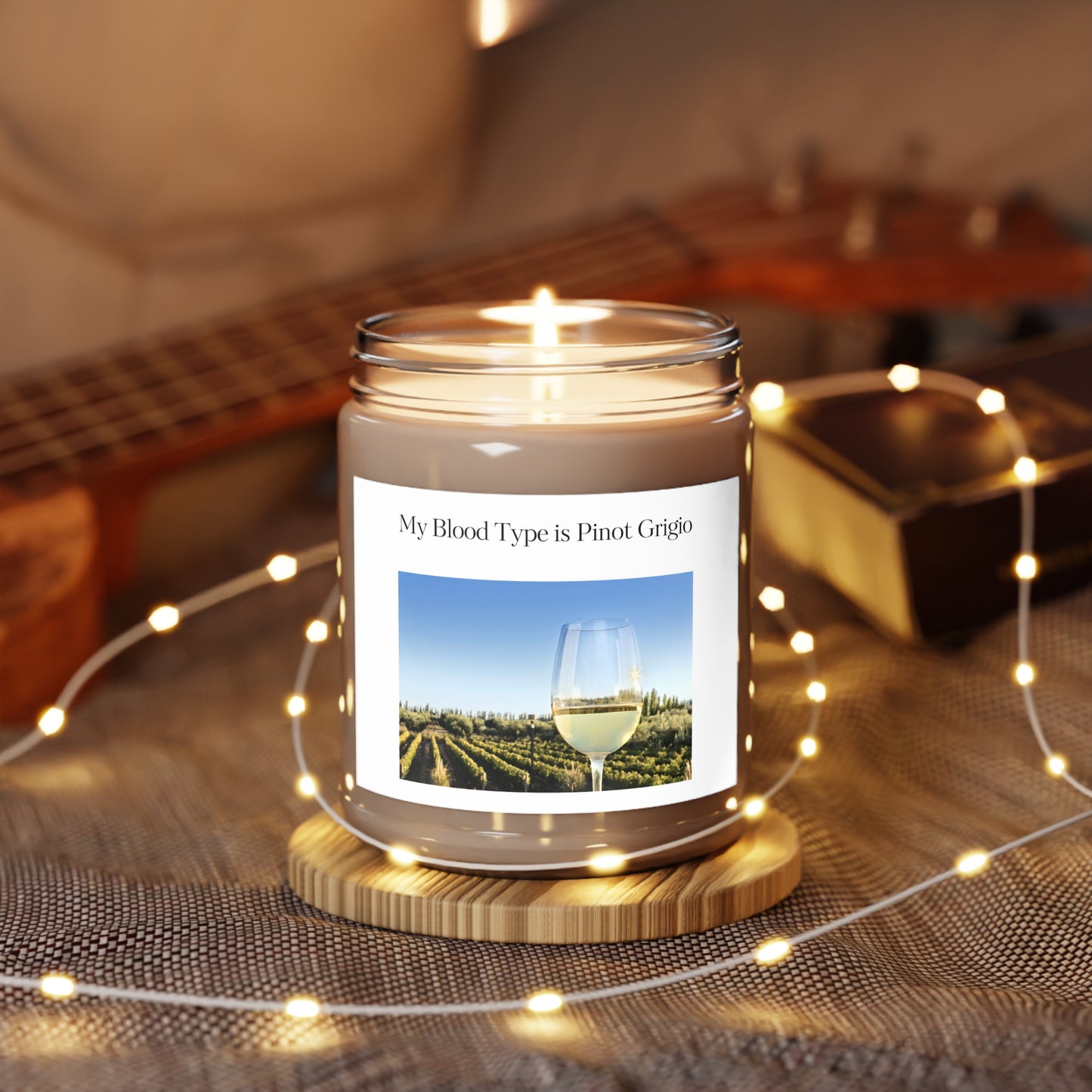 My Blood Type is Pinot Grigio Scented Candles, 9oz