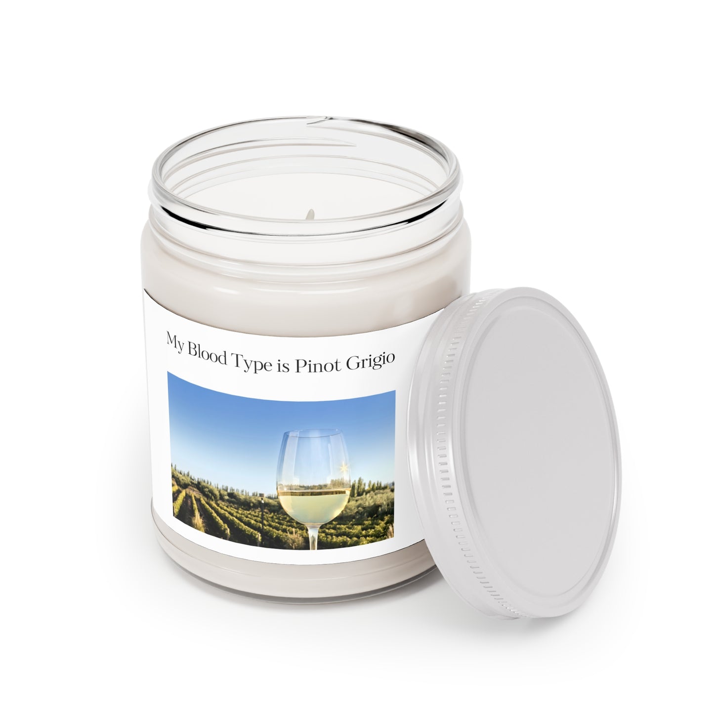 My Blood Type is Pinot Grigio Scented Candles, 9oz