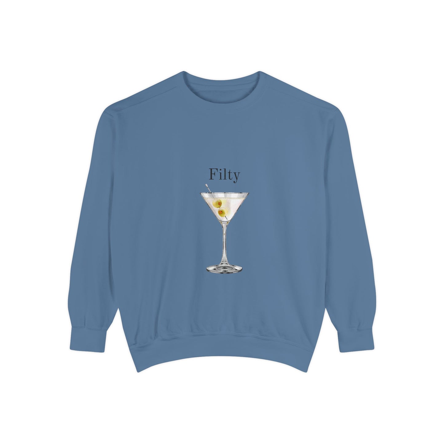 Dirty Martini Creneck Garment-Dyed Sweatshirt