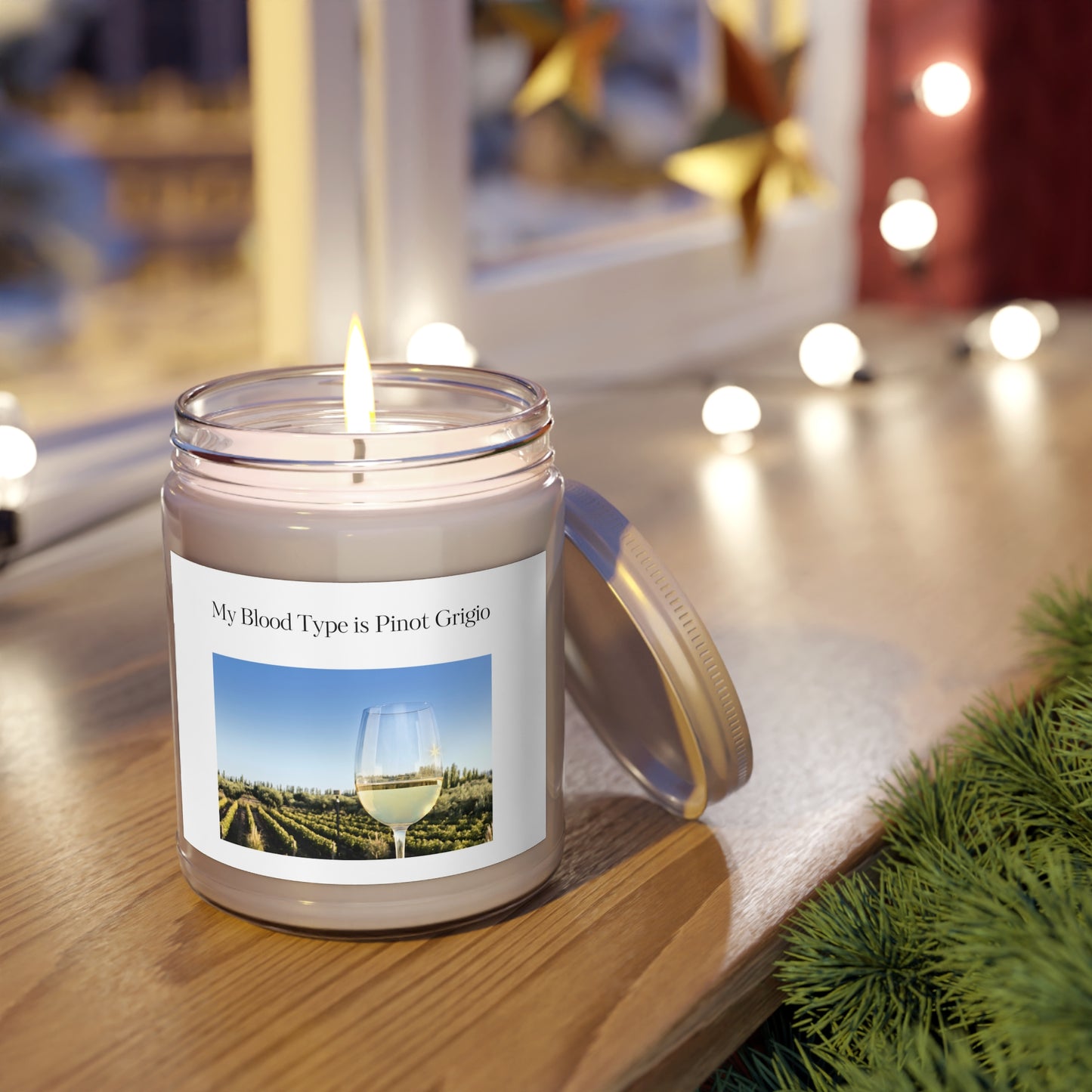 My Blood Type is Pinot Grigio Scented Candles, 9oz