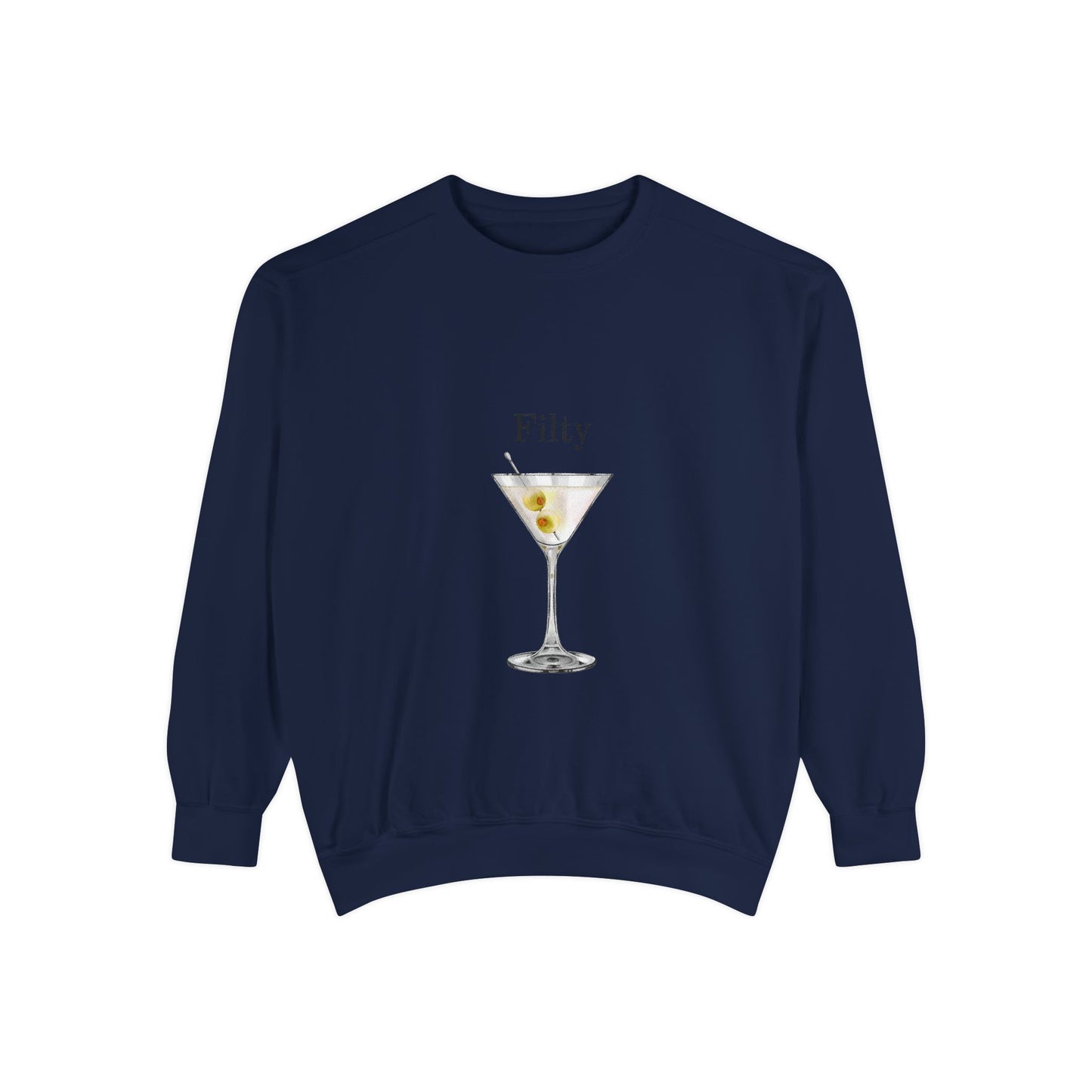 Dirty Martini Creneck Garment-Dyed Sweatshirt