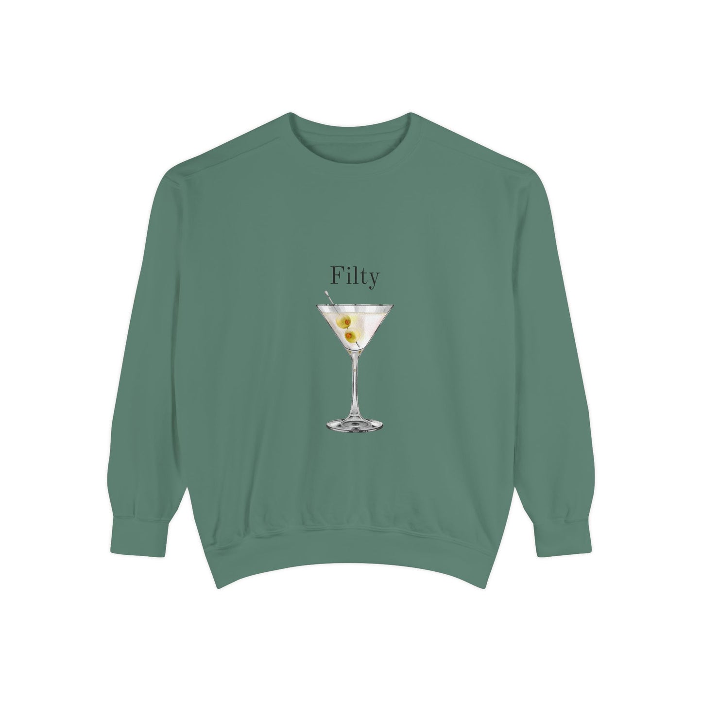 Dirty Martini Creneck Garment-Dyed Sweatshirt