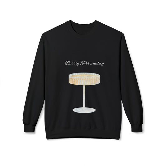 Bubbly Personality Fleece Crewneck