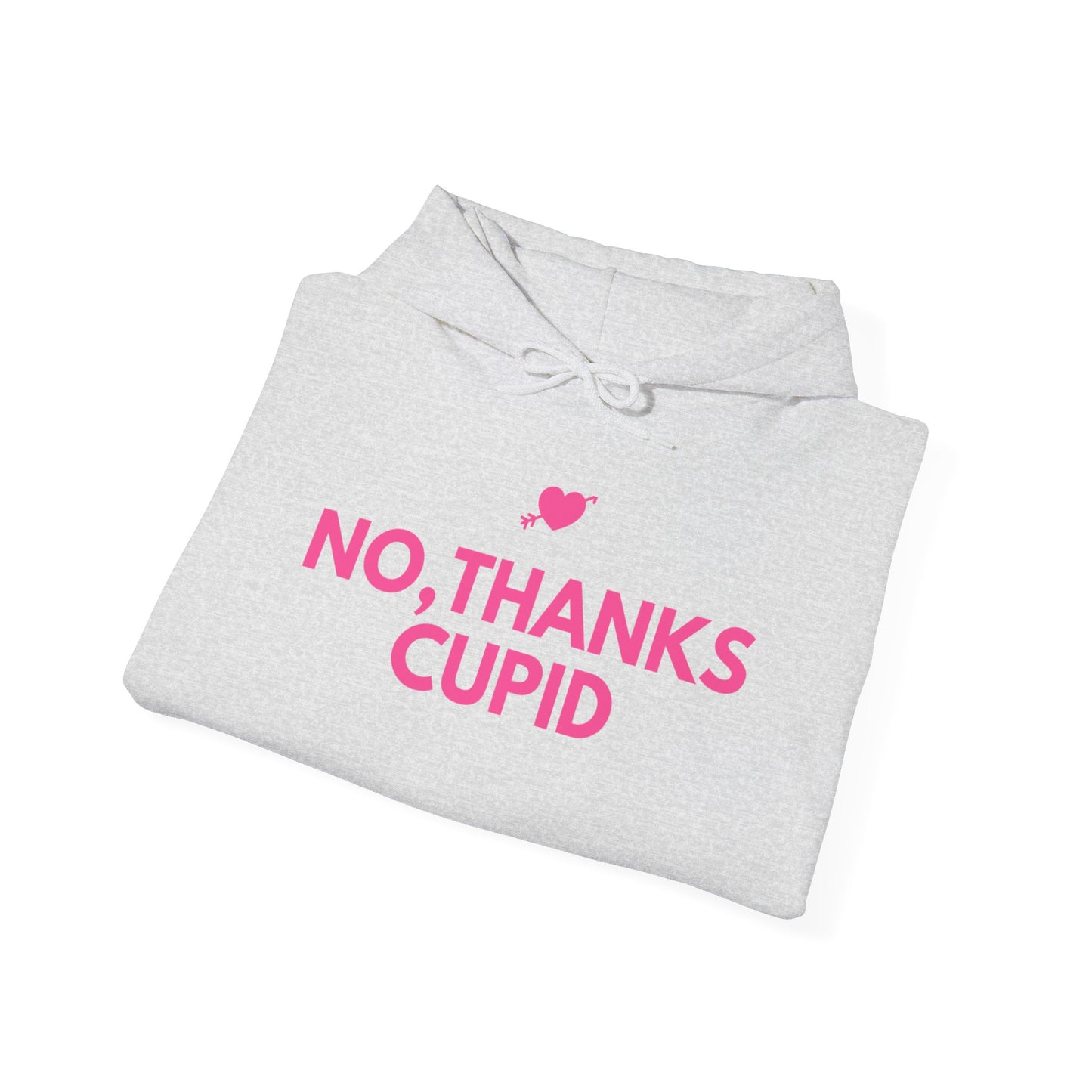 No Thanks Cupid Hoodie